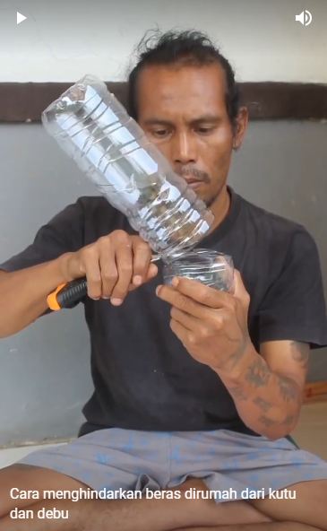 Tanpa rempah dan daun jeruk, ini trik agar beras dalam karung bebas kutu pakai 1 sampah dapur