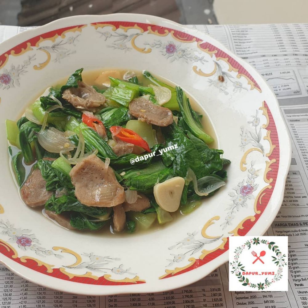 13 Resep masakan sawi hijau dan bakso sederhana ala rumahan, praktis ditiru