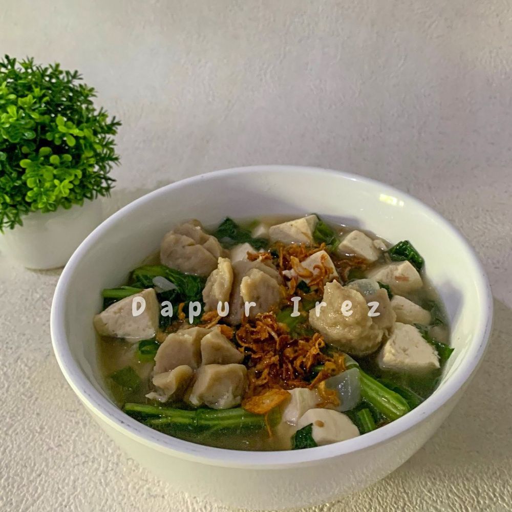 13 Resep masakan sawi hijau dan bakso sederhana ala rumahan, praktis ditiru