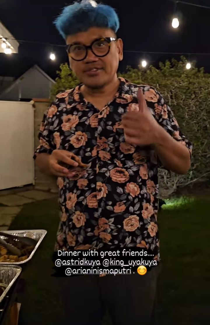 Uya Kuya dinner bareng Putri Ariani © Instagram Uya Kuya dinner bareng Putri Ariani © Instagram