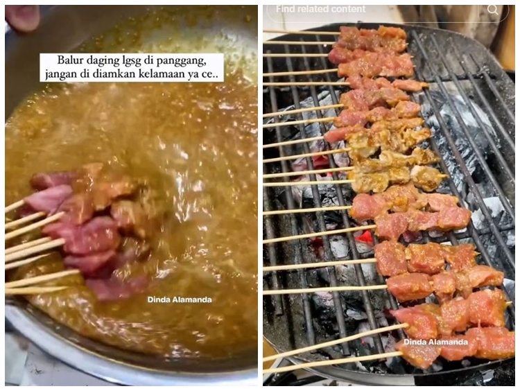 Trik bikin sate daging agar semakin empuk tanpa perlu dimarinasi terlalu lama, cukup pakai 2 bahan ini