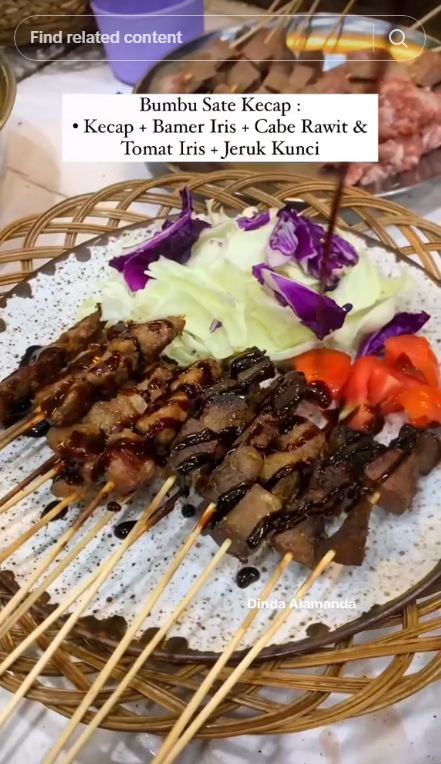 Trik bikin sate daging agar semakin empuk tanpa perlu dimarinasi terlalu lama, cukup pakai 2 bahan ini