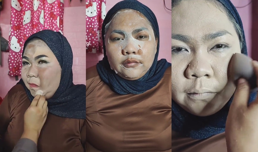 pengantin mirip ondel-ondel dirias ulang jadi flawless © 2023 brilio.net
