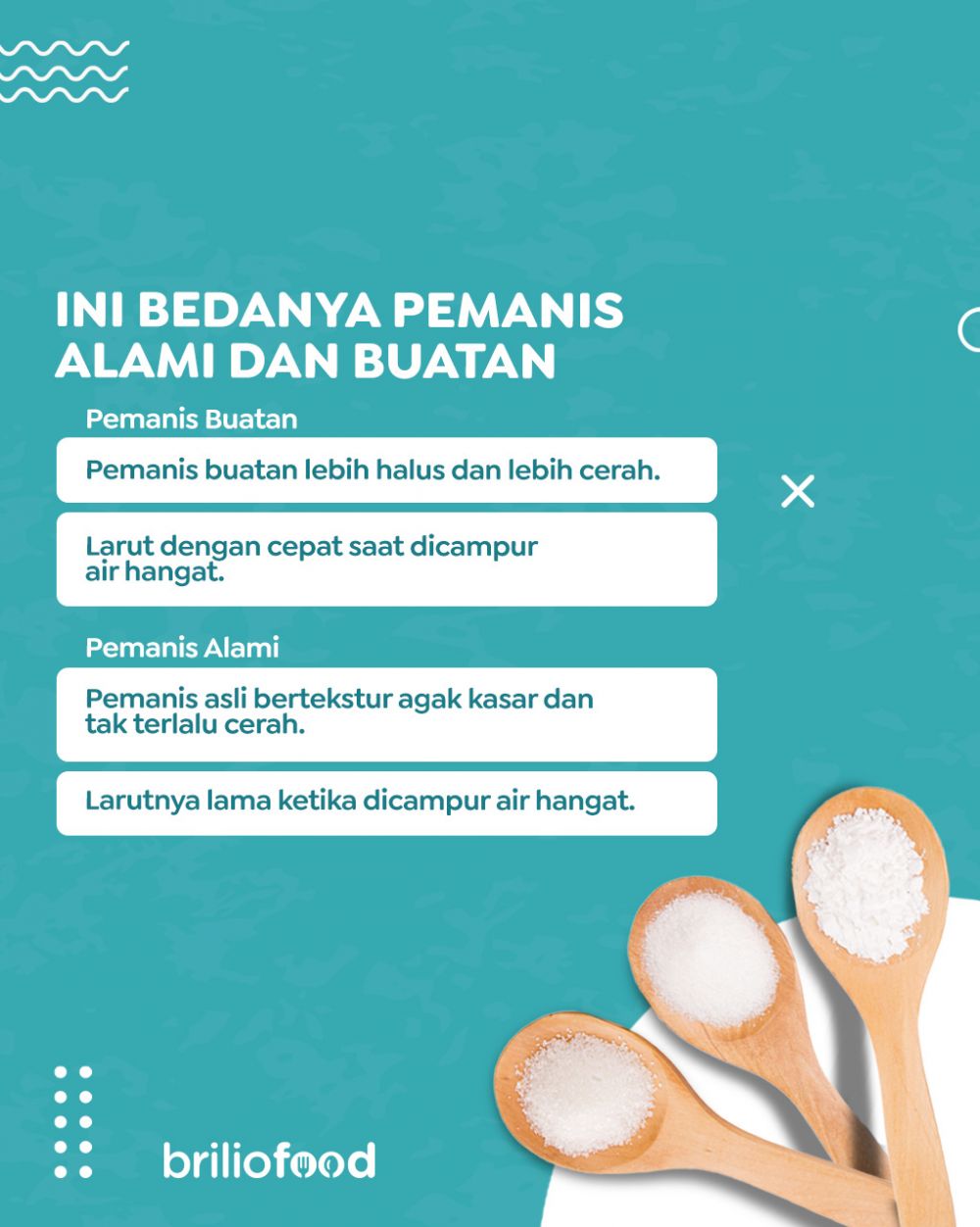 Cuma pakai 1 bahan dapur, begini cara membedakan pemanis asli dan buatan
