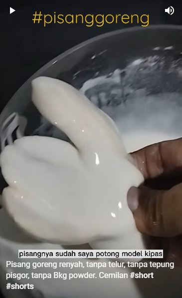 Trik meracik adonan pisang goreng renyah tahan lama walau tanpa baking powder, margarin, atau telur