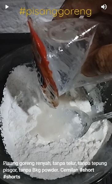 Trik meracik adonan pisang goreng renyah tahan lama walau tanpa baking powder, margarin, atau telur