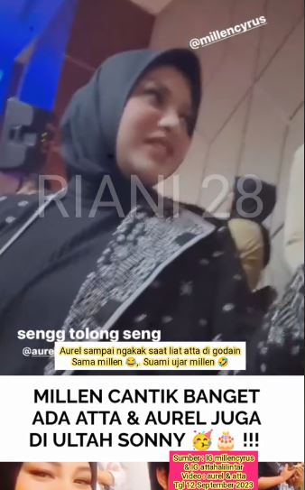 Millen Cyrus panggil Atta Halilintar dengan sebutan mesra © 2023 brilio.net Millen Cyrus panggil Atta Halilintar dengan sebutan mesra © 2023 brilio.net