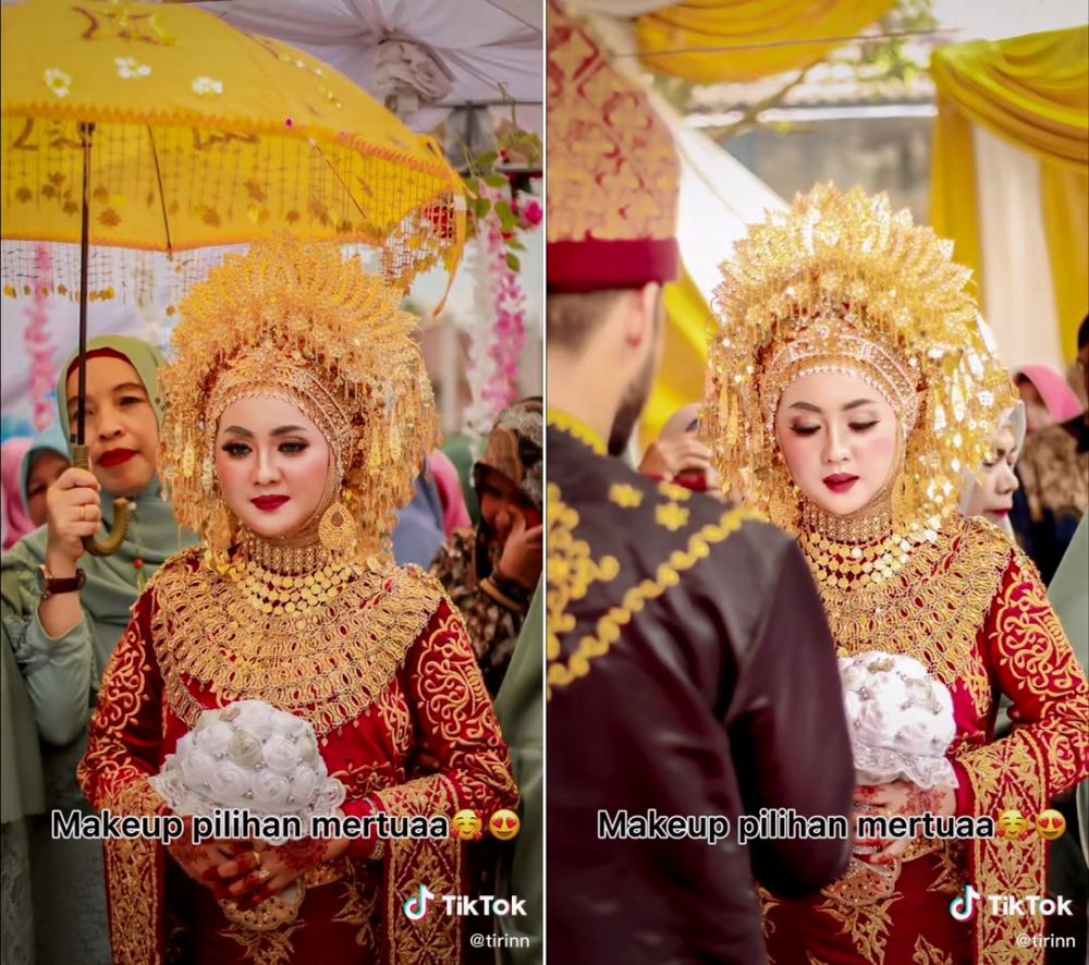 makeup pilihan mertua © TikTok makeup pilihan mertua © TikTok