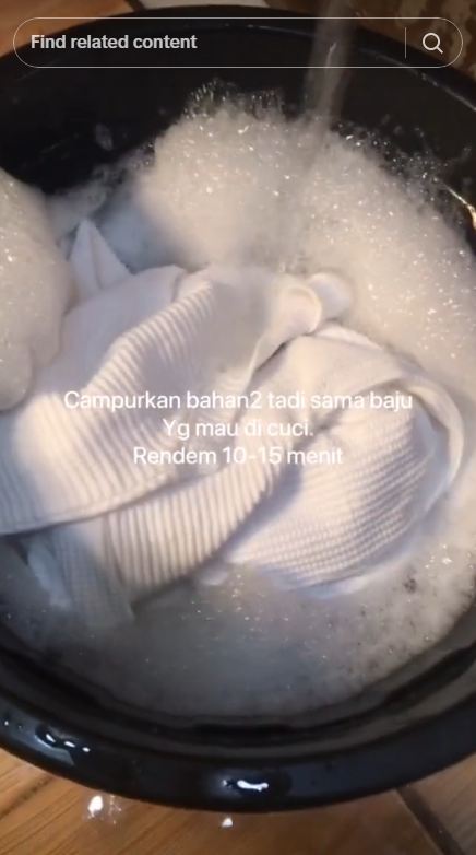 Tanpa pemutih dan sitrun, begini cara ampuh memutihkan pakaian yang menguning pakai 1 bahan dapur
