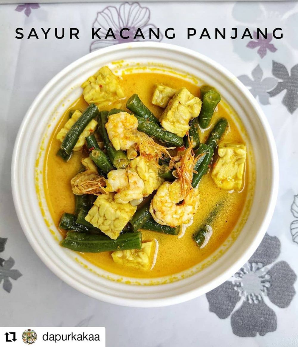 15 Resep kacang panjang bumbu kuning, simpel, gurih, dan bikin nagih