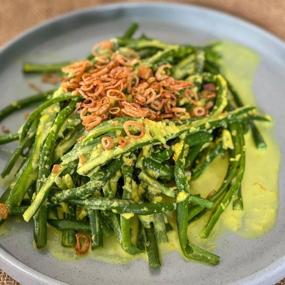 15 Resep kacang panjang bumbu kuning, simpel, gurih, dan bikin nagih