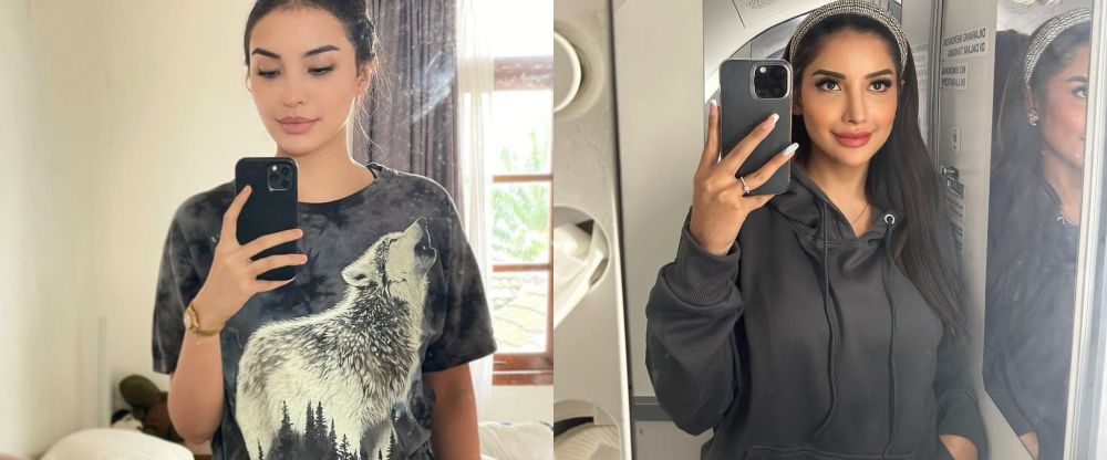 beda gaya manohara dan millen © instagram