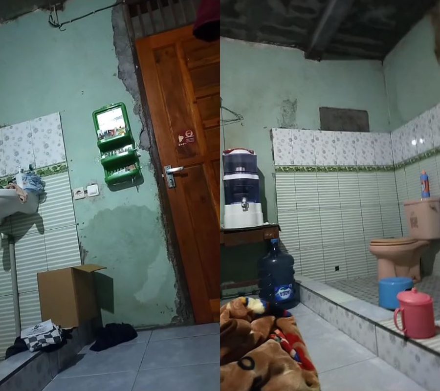 kamar mandi kosan tanpa sekat  © 2023 brilio.net