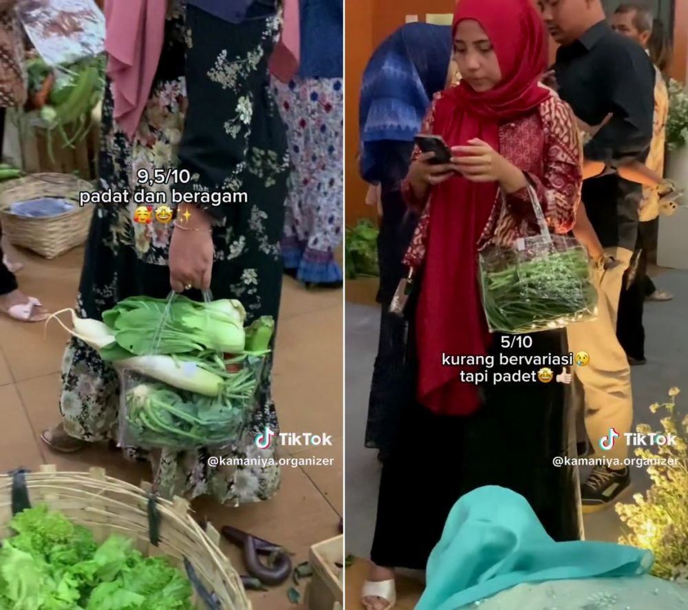 nikahan suvenir sayuran © TikTok nikahan suvenir sayuran © TikTok