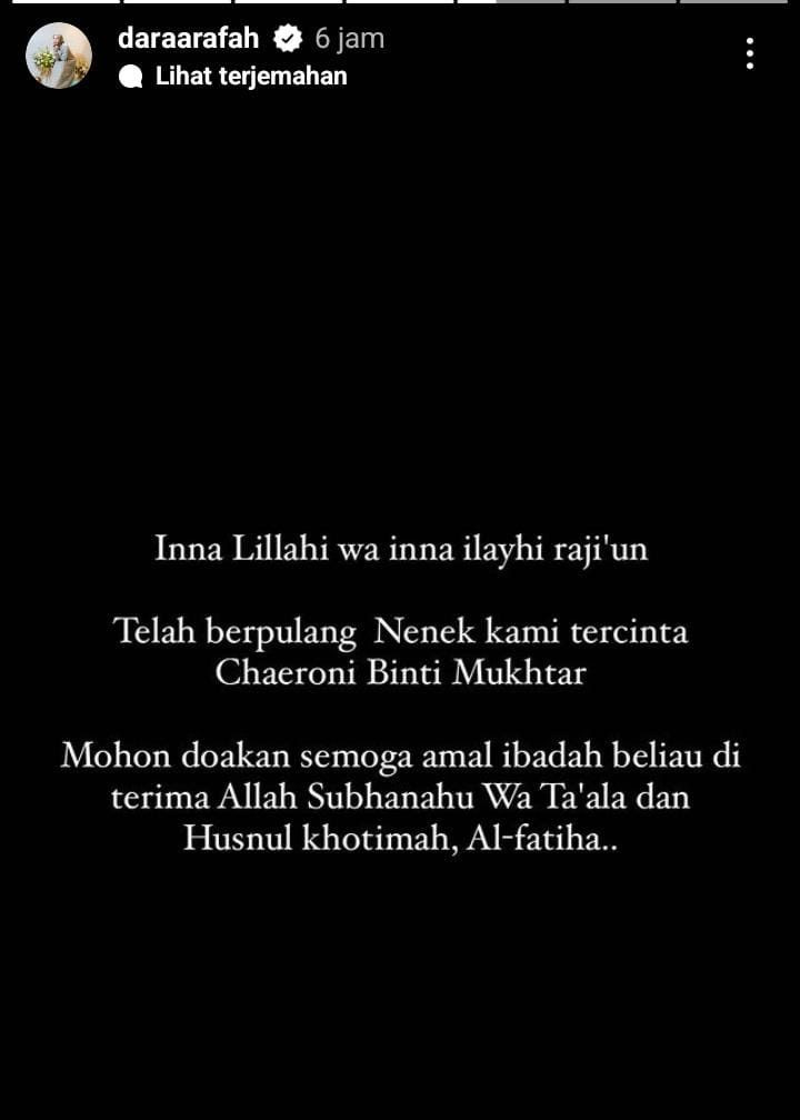 Dara Arafah tegur keluarga pasien putar musik dangdut  © 2023 brilio.net