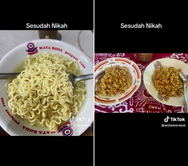 hidup sebelum vs sesudah nikah © TikTok
