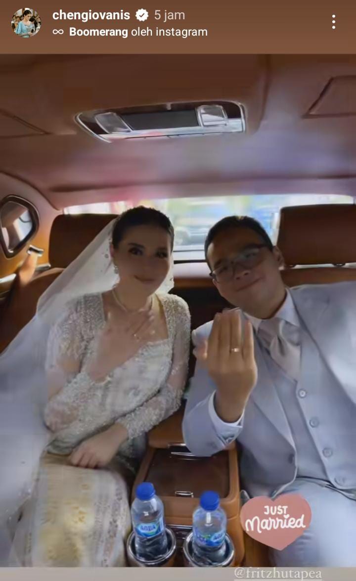 Momen pernikahan Fritz Hutapea putra Hotman Paris © 2023 brilio.net