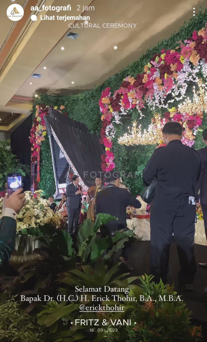 Momen pernikahan Fritz Hutapea putra Hotman Paris © 2023 brilio.net Momen pernikahan Fritz Hutapea putra Hotman Paris © 2023 brilio.net