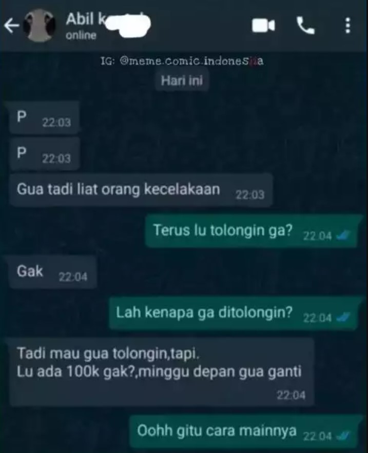 Teman hobi ngutang tapi kocak bikin dilema  Berbagai sumber