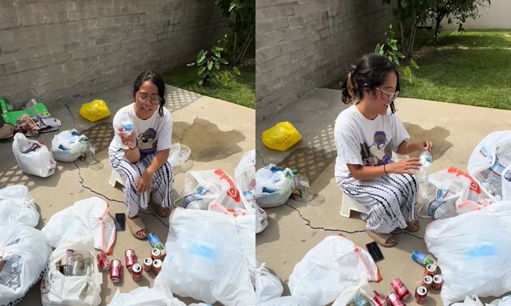  cinta kuya nggak gengsi kumpulkan botol bekas untuk dijual © berbagai sumber