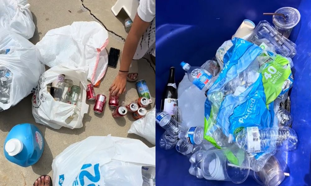  cinta kuya nggak gengsi kumpulkan botol bekas untuk dijual © berbagai sumber