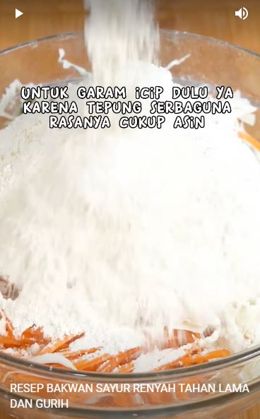 Trik bikin bakwan sayur yang garing, tak berminyak, dan renyah meski tanpa baking soda atau telur