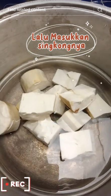 Tanpa garam dan bawang putih, ini trik rebus singkong agar hasilnya merekah, pulen, dan gurih maksimal