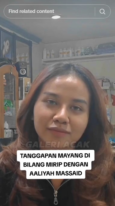 wajah Mayang tanpa filter © TikTok wajah Mayang tanpa filter © TikTok