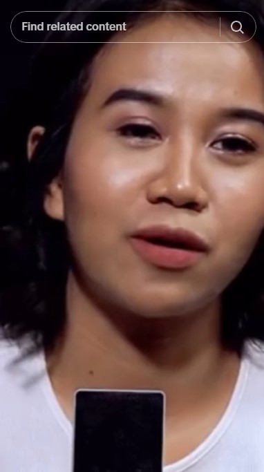 wajah Mayang tanpa filter © TikTok