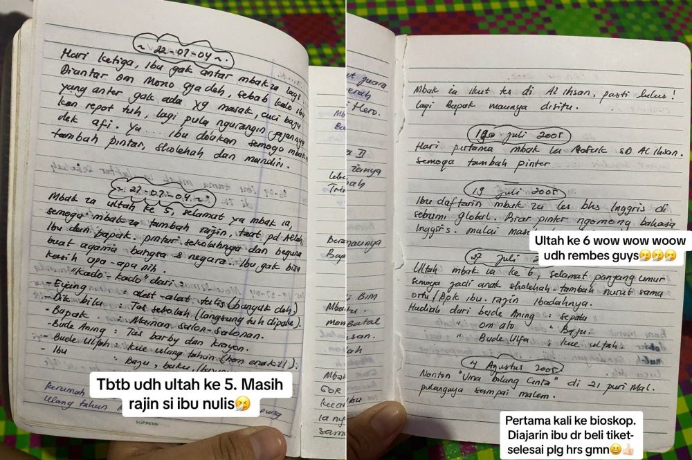 kenangan dalam catatan © TikTok