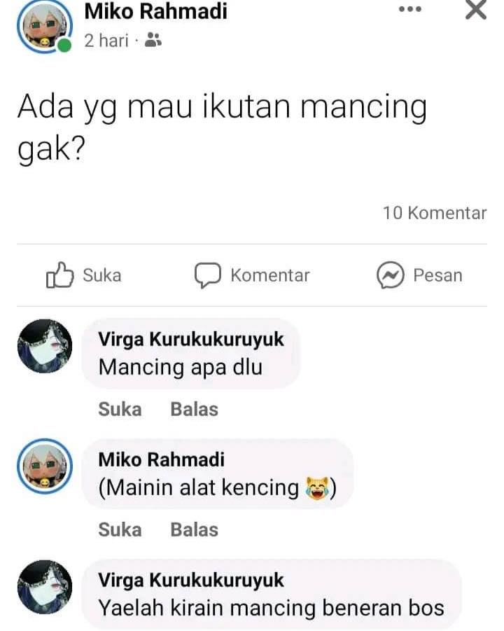 Tanya jawab di Facebook bikin ngakak Berbagai sumber