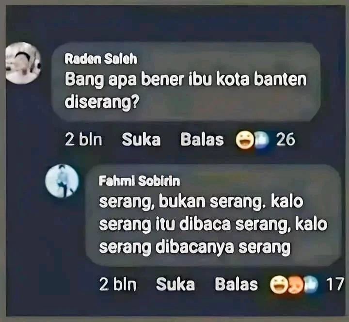 Tanya jawab di Facebook bikin ngakak Berbagai sumber