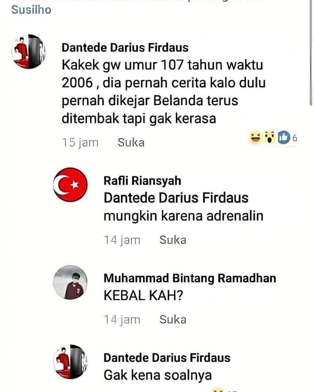Tanya jawab di Facebook bikin ngakak Berbagai sumber