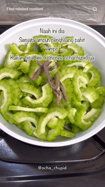 Bukan direbus atau diremas garam, ini cara ampuh mengurangi rasa pahit pare secara drastis