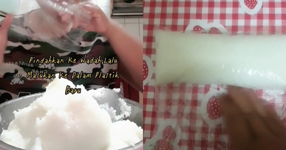 Cara atasi lontong plastik yang pecah agar padat dan lembut lagi tanpa dimasak ulang