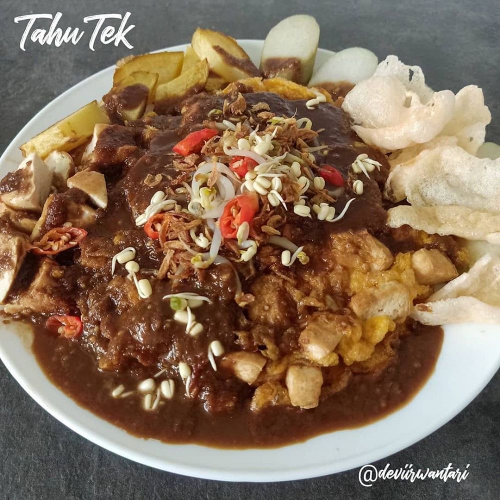 13 Resep tahu tek, enak, gurih, dan mudah dibuat
