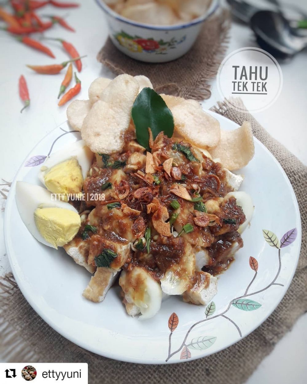 13 Resep tahu tek, enak, gurih, dan mudah dibuat