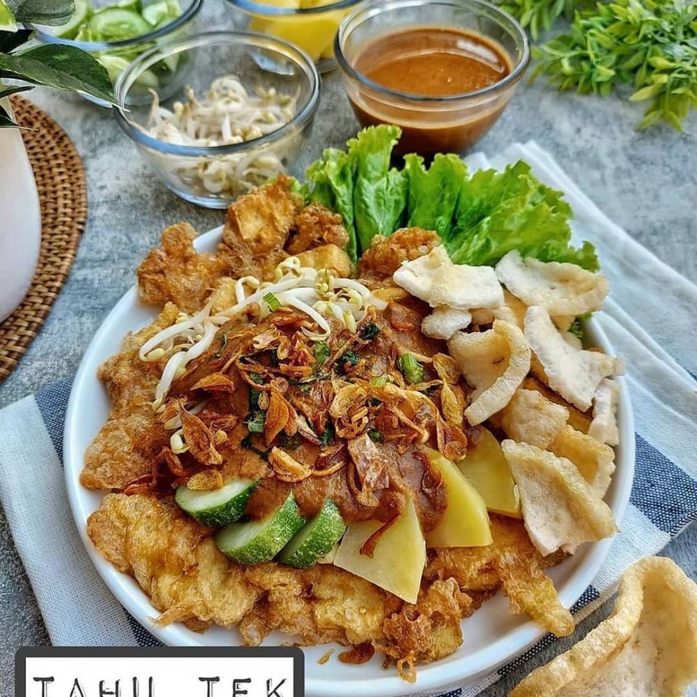 13 Resep tahu tek, enak, gurih, dan mudah dibuat