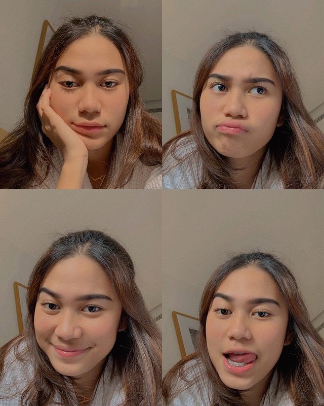 Azizah Salsha dengan riasan © berbagai sumber