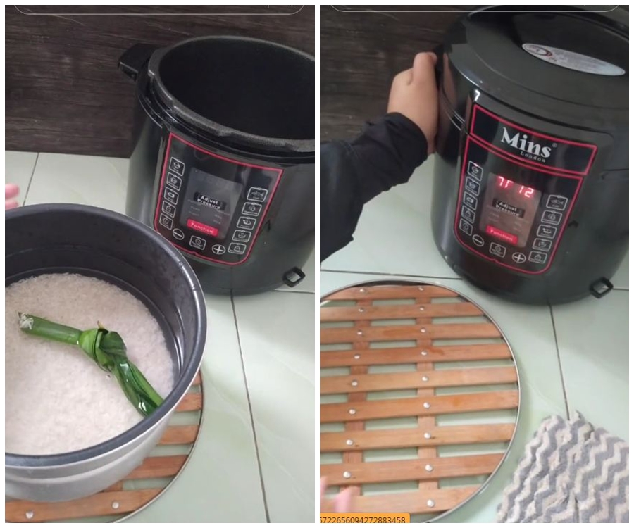 Trik masak beras yang telanjur berkutu ini hasilnya nggak bau apek, cukup pakai 1 jenis daun