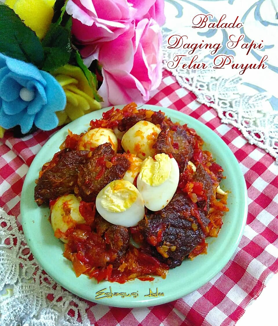 15 Resep balado daging sapi basah, empuk, lezat, dan bumbu meresap sampai dalam
