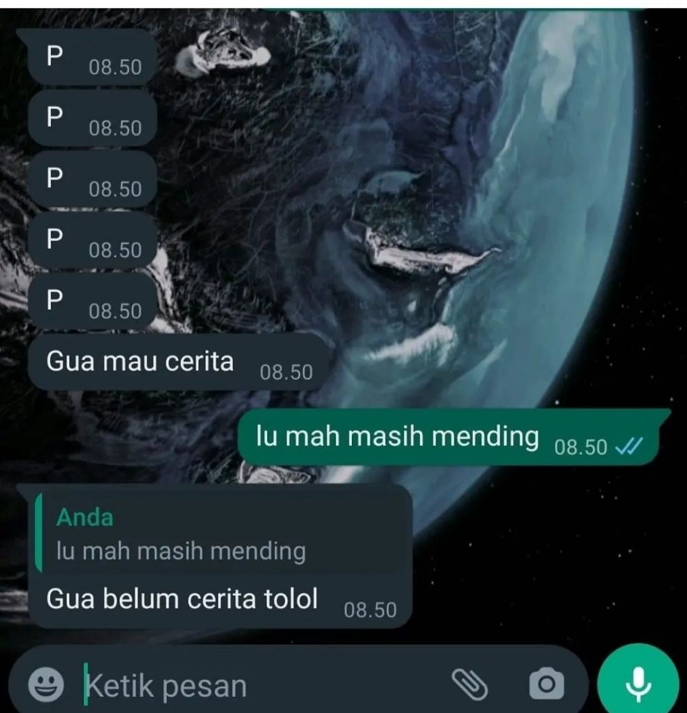 Teman curhat endingnya dijawab nyeleneh Berbagai sumber