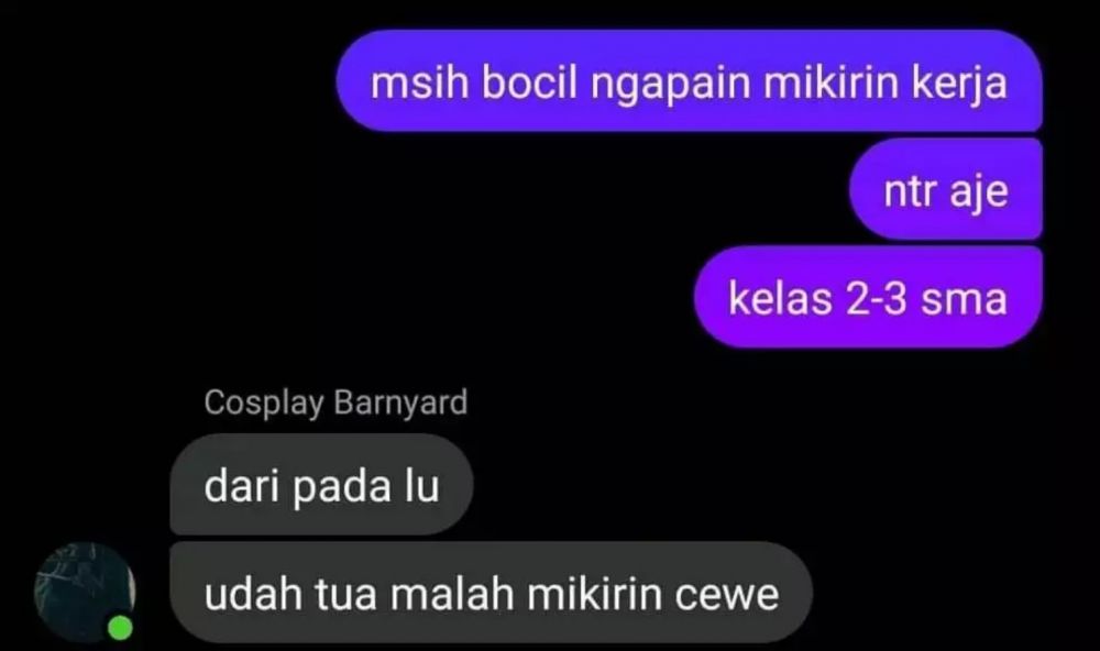 Teman curhat endingnya dijawab nyeleneh Berbagai sumber