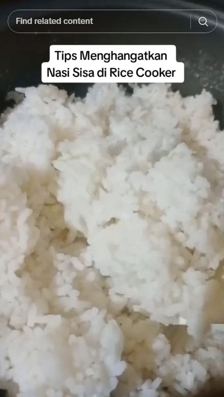 Tak perlu dimasak lagi, begini cara menghangatkan nasi sisa di rice cooker pakai 1 alat