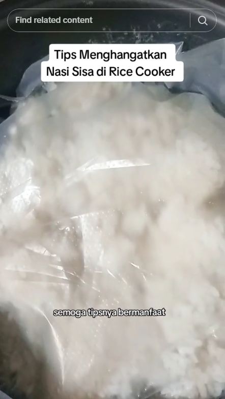 Tak perlu dimasak lagi, begini cara menghangatkan nasi sisa di rice cooker pakai 1 alat