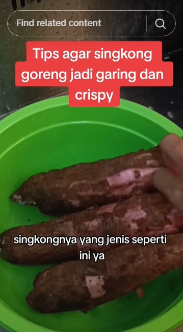 Bukan direbus dulu, ini trik goreng singkong agar teksturnya renyah tapi tidak keras