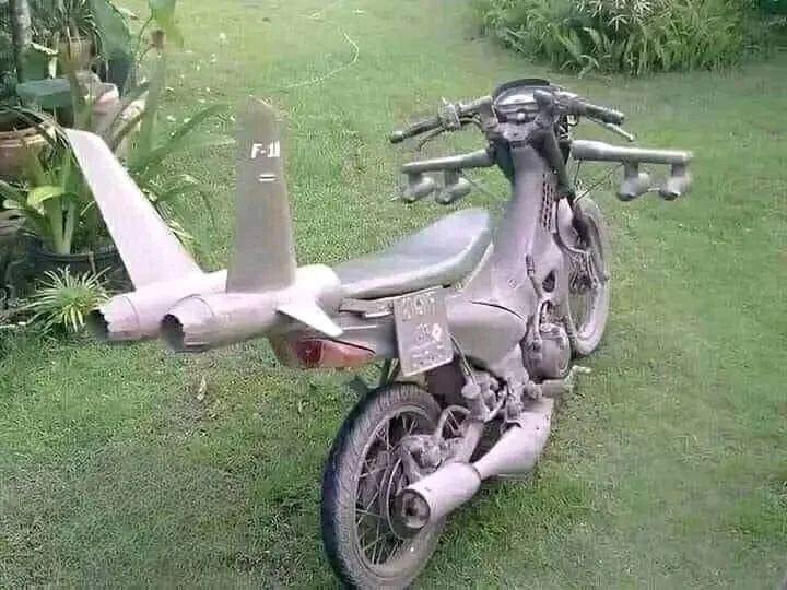 Modifikasi motor manusia kelewat kreatif Berbagai sumber