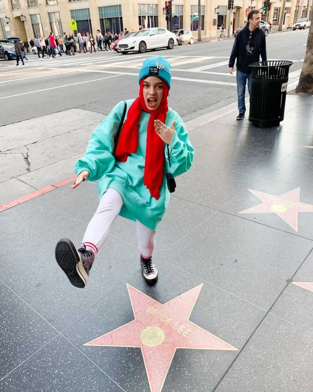 penampilan nyentrik Sajidah Halilintar © Instagram