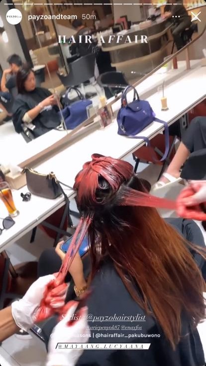 potret mayang habiskan 10 juta untuk cat rambut © berbagai sumber