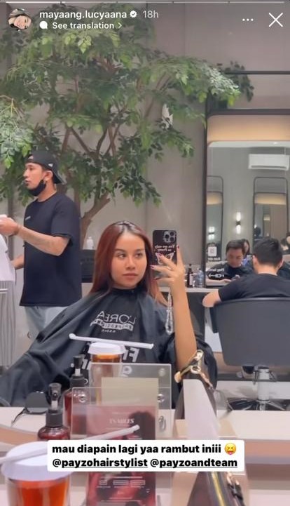 potret mayang habiskan 10 juta untuk cat rambut © berbagai sumber